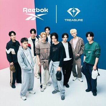 グローバルボーイズグループ『TREASURE』をビジュアルに起用した「Reebok」の新コレクションを9月16日(水)よりAZUL BY MOUSSYにて発売開始！