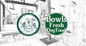 渋谷の人気カフェ「ビーンズガレージコーヒー」とのコラボレーション、愛犬と一緒の時間フレッシュドッグフード提供開始