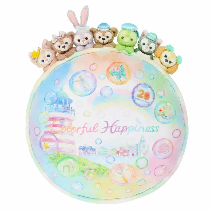 ダッフィー20周年グッズにメロメロ!虹色イメージのぬいぐるみ ダッフィー20周年グッズにメロメロ!虹色イメージのぬいぐるみ
