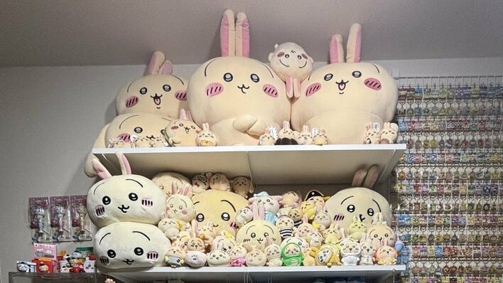 お店みたい！」総額200万円！？の「ちいかわグッズ」が飾られた人気