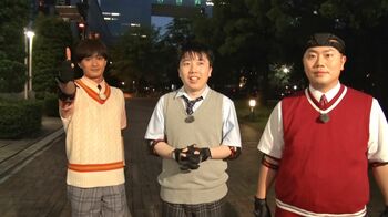 『呼び出し先生タナカSP』×『逃走中』がコラボ！浮所飛貴、岡部大らが問題のヒントを獲得するためハンターからの逃げきりに挑戦