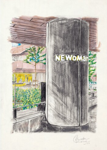 ニュウマン高輪×画狂人 井上文太「季（トキ）の記憶」プロジェクト始動　伝統と現代を融合させ、「愛と平和」の祈りを描き続ける世界的画家と初共創