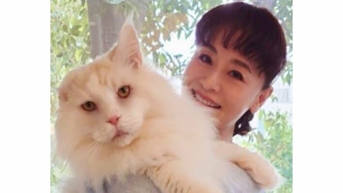 【画像8枚】大地真央より“顔がデカい”愛猫を公開！グランドピアノに寄りかかり二足立ちする姿を写真で見る