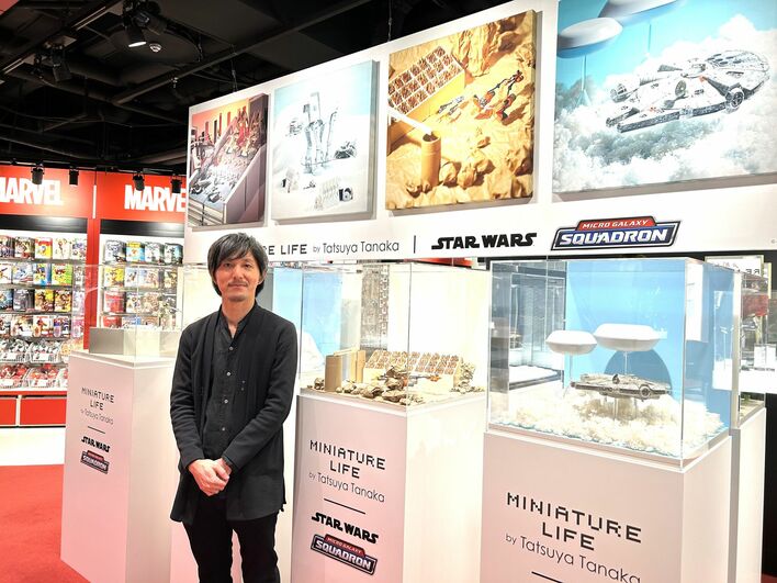 田中かえ 立体スタテュー スター・ウォーズをくすっと笑える田中達也流のミニチュアと“見立て”で