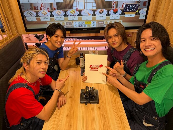 Aぇ! group、KEY TO LIT・佐々木大光が参戦！スシローで12時間ぶっ通しの“食いしん坊超調査”『超調査チューズデイ 気になる答え今夜出します』