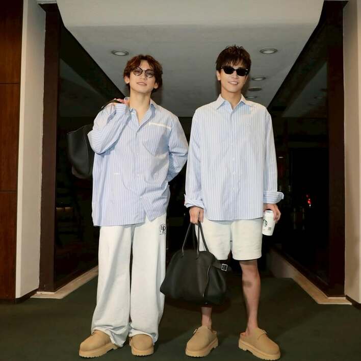 こんなことある？」岩田剛典がEXILE NAOTOと偶然の双子コーデ