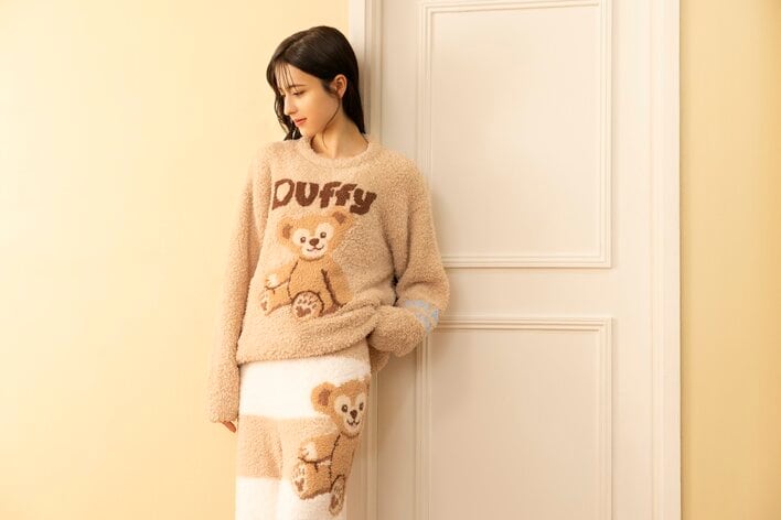 ダッフィー ❌ジェラピケ　販売終了のクリーム　ルームウェア　最終値下げ ダッフィー×ジェラピケ】ふわふわなルームウェアが登場