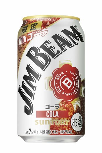 「ジムビーム〈コーラ〉缶」期間限定新発売