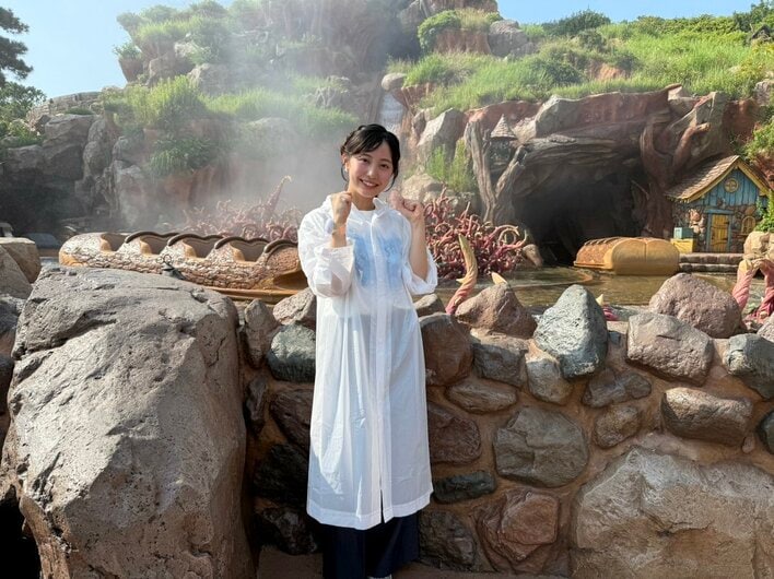 ディズニーランド “もっと！びしょ濡れMAX”を高崎アナが体験取材