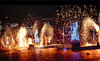 【本日開催】雷光炎舞かぐづち、強風の海上リハーサルを完全クリア！ STAR ISLAND 2026 水上特設ステージにて、今夜いよいよ前代未聞のファイヤー演出が幕を開ける