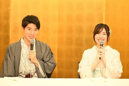 松井珠理奈 結婚はAKBの20周年公演で「言いたくて…大声ダイヤモンド！という感じだった」婚姻届の証人も明かす ボイメン辻󠄀本達規と笑顔で結婚会見