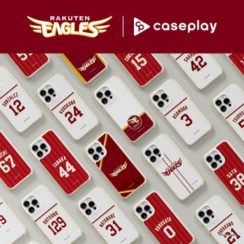 対応機種数/コラボ数/デザイン数でNo1を誇るcaseplayから 日本プロ野球「東北楽天ゴールデンイーグルス」のチームロゴ＆背番号デザインが7デザイン×160機種以上のラインナップで登場！