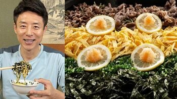 松岡修造が下関市民のソウルフード「瓦そば」を家庭のホットプレートで手軽に調理！