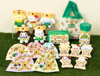 ハローキティやシナモロールたちがコアラのマーチとコラボ！“コアラ帽”被った限定デザインの普段使いしやすいグッズが登場