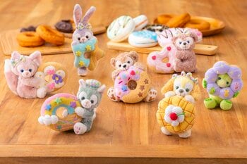 【画像42枚】ダッフィーたちがドーナツに抱きついた姿がかわいすぎ！新ディズニーグッズが登場！見た目カラフルなスペシャルメニューも