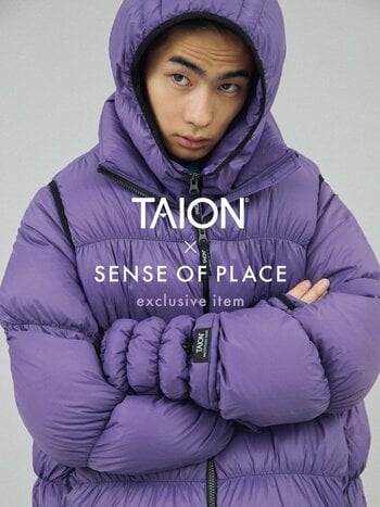 TAION × SENSE OF PLACE 800FPダウンと立体ステッチが映える、秋冬の別注コレクションが登場