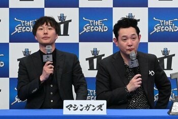 『THE SECOND』ファイナリスト8組が会見！マシンガンズ・滝沢秀一「5月といえば竜平さんの命日」会場の涙を誘う