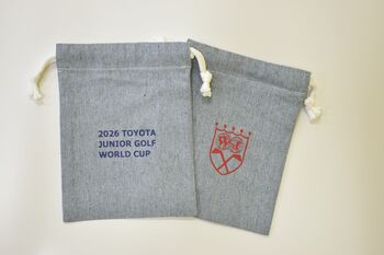 「2026 トヨタジュニアゴルフワールドカップ」にサステナブル素材「THE NEW DENIM PROJECT(R)」を使用したオリジナル巾着ポーチを提供