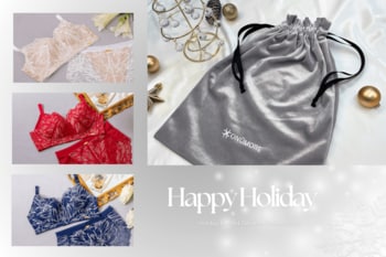 クリスマス限定の“シルバーベロア巾着セット”が登場。特別価格で50個限定発売。