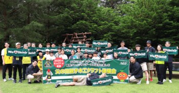 父の日特別企画、群馬クレインサンダーズ谷口選手と楽しむ「親子木工クラフト体験会」開催