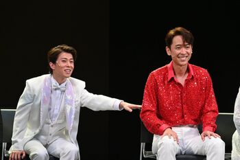紫吹淳が嫉妬！？坂本昌行＆末澤誠也が取材会でイチャイチャ