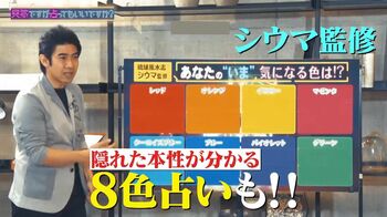 ストレス、若さ、物欲…「8色占い」から見るあなたの心理をシウマが解説！