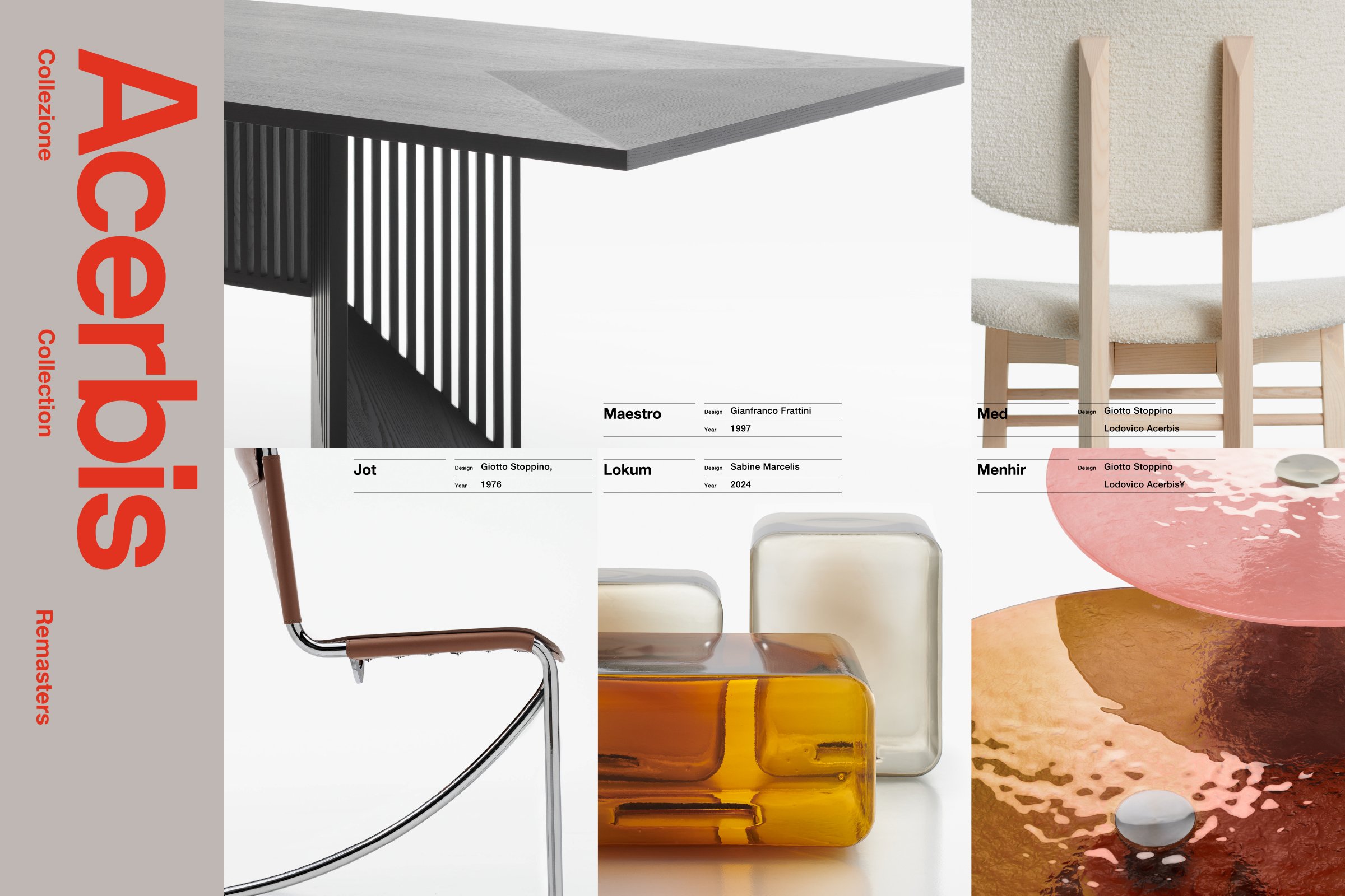 時代を超えて輝く、イタリアモダンデザインの神髄＜Acerbis＞の