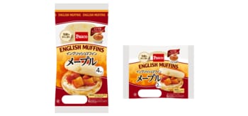 メープル香るイングリッシュマフィン登場！簡単アレンジも、しっかりアレンジもおいしい「イングリッシュマフィン メープル 4個入／2個入」新発売