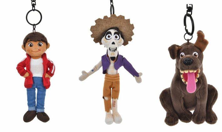 ヘクター ミゲル　ぬいぐるみキーホルダー・キーチェーン リメンバーミー ディズニーキャラクター／リメンバー・ミー／ボールチェーン