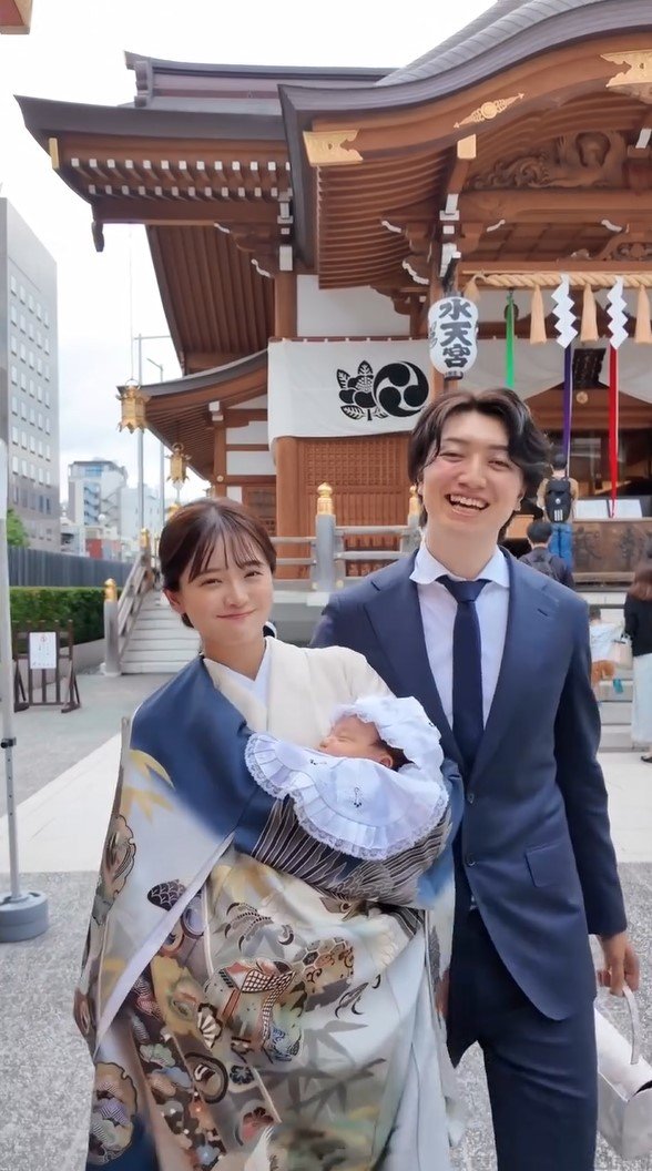 生後1カ月長男のお宮参りを報告！田久保夏鈴 和装姿の笑顔あふれる