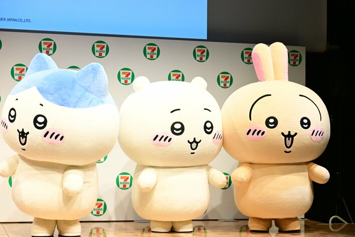 森香澄のもとにちいかわ＆ハチワレ＆うさぎがサプライズ登場！セブン