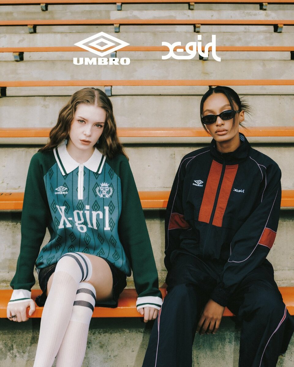 X-girl × UMBRO コラボレーションコレクション発売決定 | めざまし