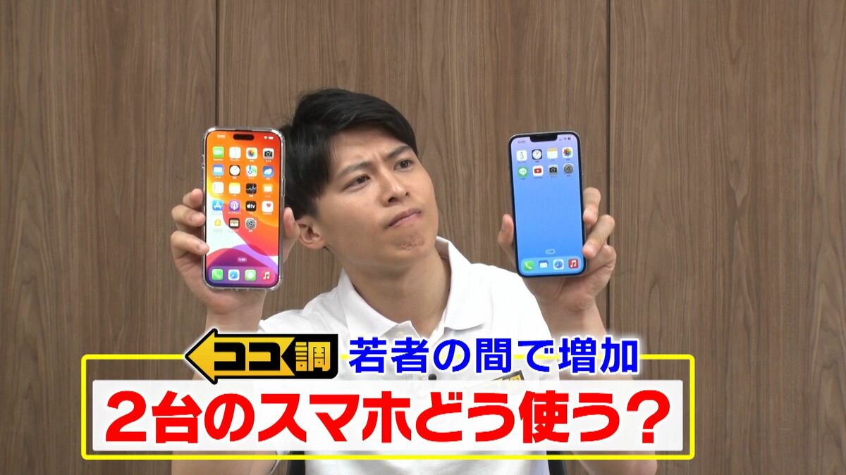 若者に増加「スマホ2台持ち」14年で10倍以上！使い分けで勉強や趣味も