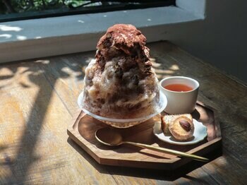 町田こがさかベイク「パティシエのかき氷」今年も始まります！柔らかな甘味のマスカルポーネクリームと香り豊かなコーヒーで作る「ティラミス×武相ブレンド」や和紅茶とフルーツで作るこだわりのかき氷。