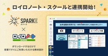 小中学校向け探究学習ライブラリー「SPARKE（スパーク）」、株式会社LoiLoとの連携により「ロイロノート・スクール」で活用可能に