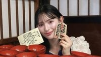 とき宣・菅田愛貴 わんこそば100杯達成ショットを公開！辻野かなみ＆吉川ひよりと合わせて308杯の脅威の記録に「すごすぎる！」「フードファイターじゃん！」