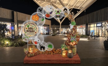 ふかや花園アウトレットのハロウィーン装飾に「ふっかちゃん」初登場　自衛隊×地元高校生による演奏会など深谷市の魅力を発信
