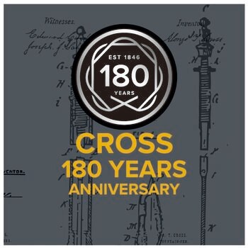 米筆記具ブランドCROSSが創業１８０周年を記念し、「センチュリー(R)II 180周年アニバーサリー ボールペン」を発売