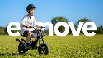 子供から大人まで楽しめる電動バイク「e-move（イームーブ）」、新たにカラーバリエーションが増え再登場。2026年4月1日（水）から税込55,000円で販売開始