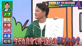 松坂桃李、華大、千鳥、山内健司…似顔絵にしやすいのは誰？「線をピッピッピッってして、アゴを出せばノブ」