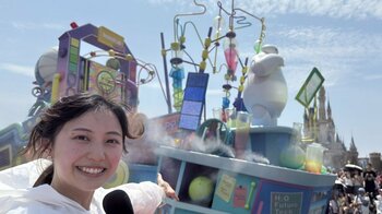 ディズニーランド “もっと！びしょ濡れMAX”を高崎アナが体験取材！スプラッシュ・マウンテンやパレード ミセス楽曲流れるアトラクションも