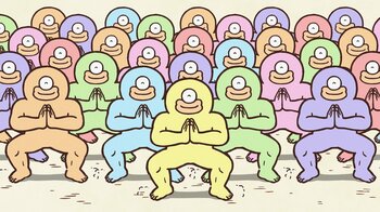 アニメ『ちいかわ』　第284話「オデ解雇①」