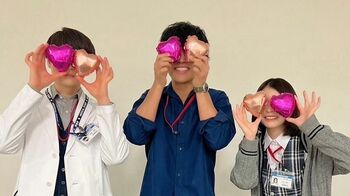 桐谷健太×瀬戸康史×長濱ねる かわいいバレンタインショット！『院内警察』