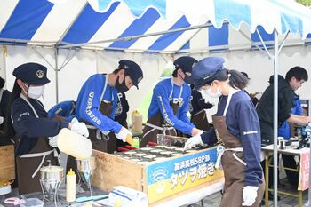 【高浜高校×シーホース三河】タツヲ焼きの収益で小学生親子をご招待！今シーズンの目標金額達成により観戦企画が実現