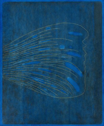 【銀座 蔦屋書店】草井裕子の個展「blue」を9月19日（土）より開催。70種以上の青からひとつの色鉛筆を選び、緻密な手仕事によって“生”への深く、静かな探求を描き出す。