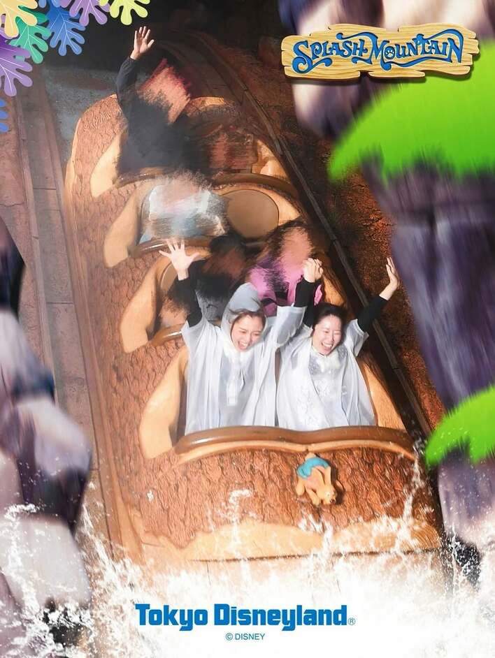 内田理央 悲劇的な“びっしょびしょ”スプラッシュ・マウンテン前後の