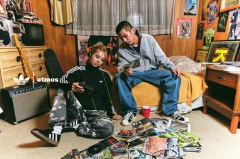 「adidas Originals」の名作アパレル『FIREBIRD』からスウェット素材の「atmos」別注モデルが登場