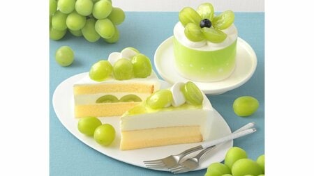 銀座コージーコーナーに贅沢なシャインマスカットたっぷりケーキが登場！暑い夏にぴったり爽やかな全6品は8月14日から発売開始
