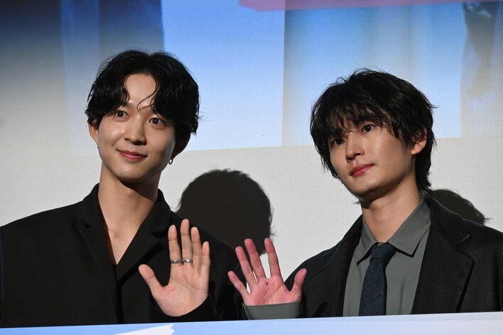 鈴木仁 押田岳からの“お誘い”を断っていた！？「それよりもゆっくりしようと（笑）」BLドラマ『お前のほうからキスしてくれよ』制作発表
