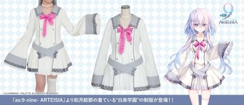 『as:9-nine- ARTEISIA』『9-nine-』より如月結那Verの制服が登場。白泉学園女子制服と九條都パーカもリニューアル！サンプル展示も決定！【株式会社コスパ】
